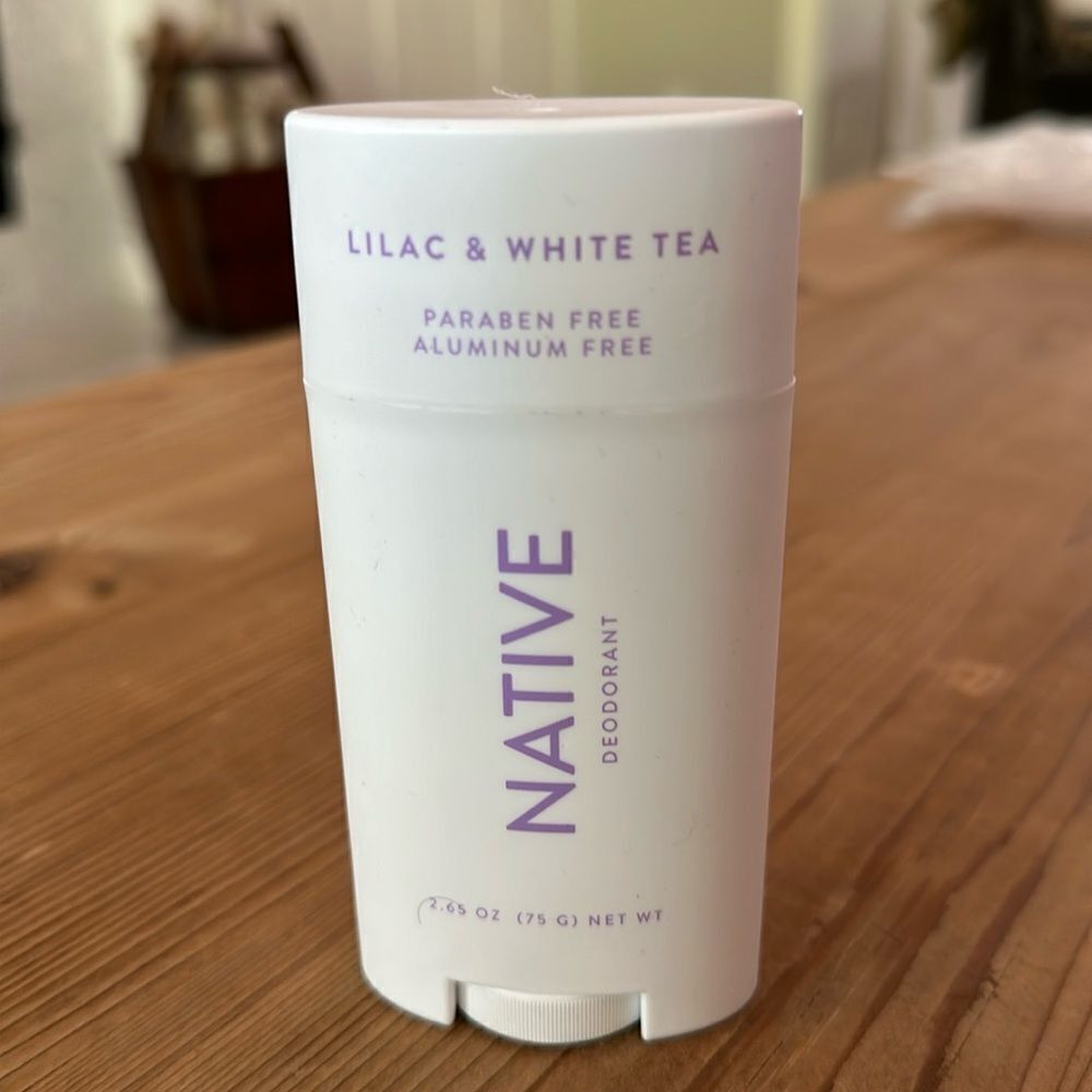 Native Deodorant Lilac & White Tea scent NEW never used 2.65 OZ